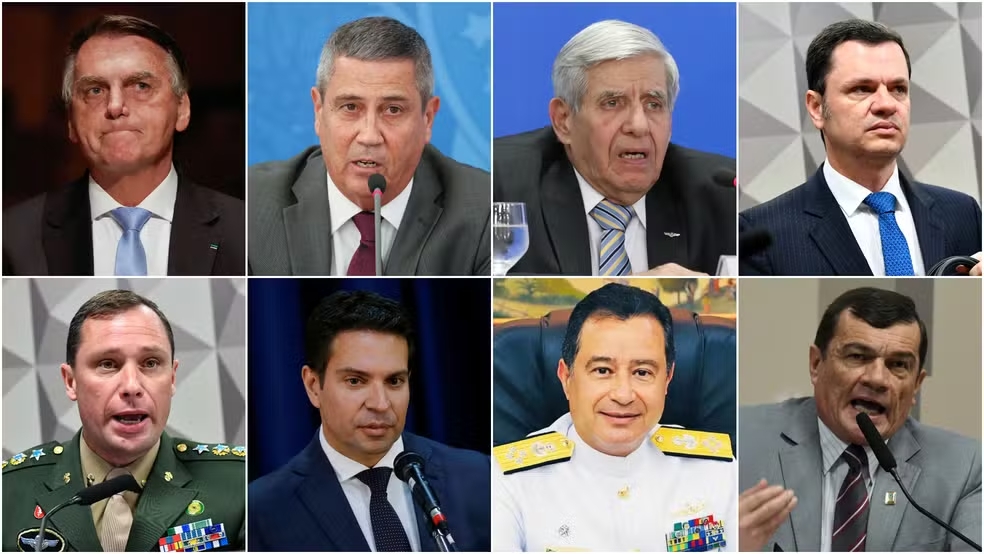 Trama golpista: STF ouvirá Bolsonaro e outros 7 réus em ação penal a partir desta segunda-feira