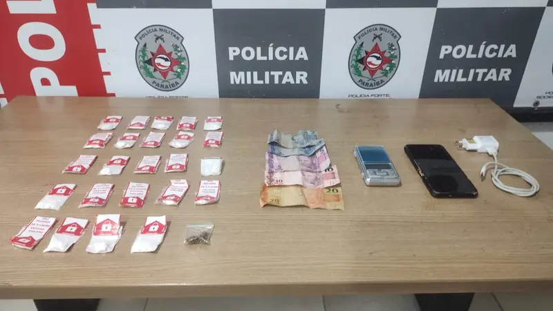 Suspeito de tráfico de drogas é preso pela polícia pela segunda vez em uma semana, em João Pessoa