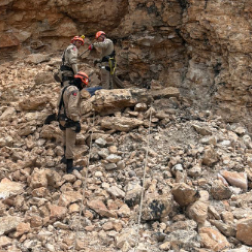 Trabalhador morre soterrado após desabamento em mina, no Sertão da Paraíba