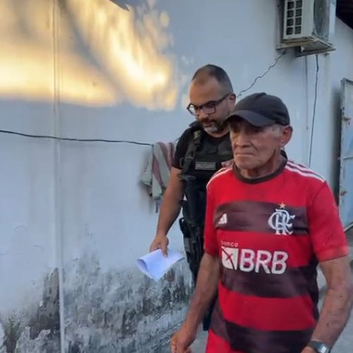 Homem de 73 anos é preso suspeito de estuprar a própria neta com deficiência, em Ingá