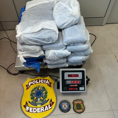 Cabeleireira é presa no aeroporto de João Pessoa com 36 quilos de maconha em bagagem