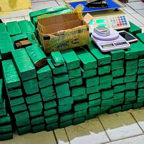 Polícia apreende 150 quilos de maconha e prende suspeito de tráfico em Mandacaru
