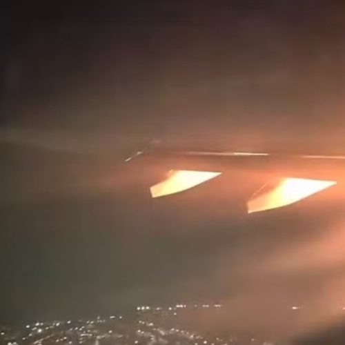 VÍDEO: Motor de avião explode após decolagem no aeroporto em Guarulhos; aeronave fez pouso de emergência