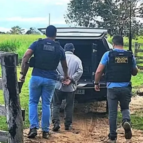 Caseiro é preso em flagrante por abusar da filha do patrão por 8 anos