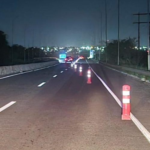 DNIT interdita faixa da BR-101 na Ponte do Rio Paraíba para avaliação na estrutura