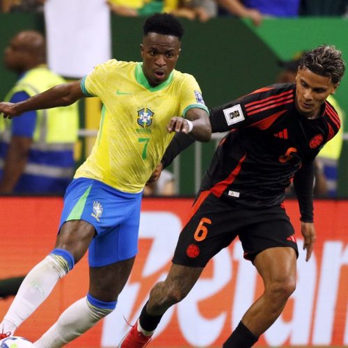Vinicius Júnior decide e Brasil derrota Colômbia pelas Eliminatórias