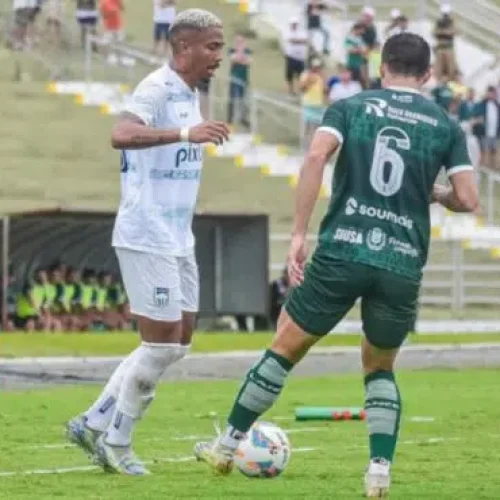 Serra Branca e Sousa empatam na partida de ida da semifinal do Campeonato Paraibano
