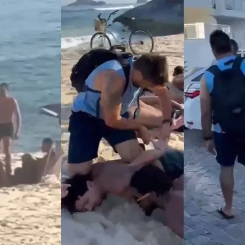 VÍDEO: Traficante “batedor” do CV é preso enquanto curtia praia no Rio